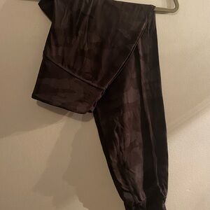 Lululemon Athletica Black Camouflage Leggings